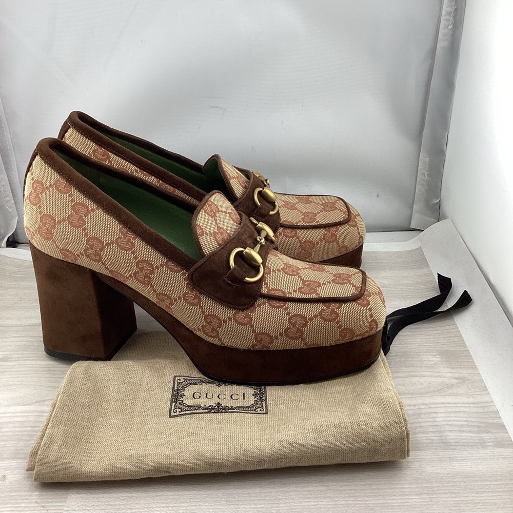 Gucci Women's Platform & Block heels,featuring the horsebit hardware. - Picture 2 of 6